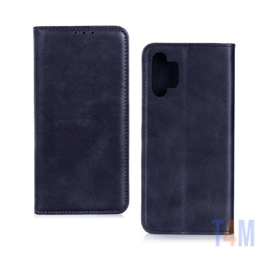 CAPA FLIP DE COURO COM BOLSO INTERNO PARA SAMSUNG GALAXY A13 4G PRETO